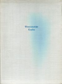 Ehrhardt, Mittelalterliche Taufen aus Erz und Stein. (Umschlag)