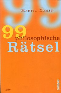 Cohen, 99 philosophische Rätsel. (Umschlag)