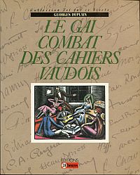 Duplain, Le gai combat des Cahiers vaudois. (Umschlag)