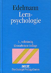 Edelmann, Lernpsychologie. (Umschlag)