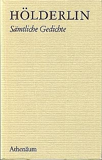 Hölderlin, Sämtliche Gedichte. (Umschlag)