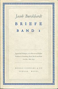 Burckhardt, Briefe. (Umschlag)
