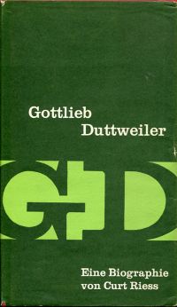 Riess, Gottlieb Duttweiler. (Umschlag)