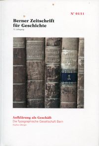 Bösiger, Aufklärung als Geschäft. (Umschlag)