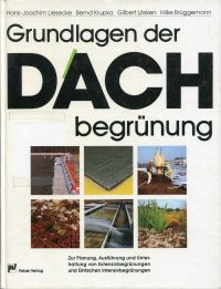 Liesecke, Grundlagen der Dachbegrünung. (Umschlag)