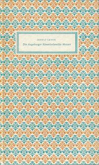 Layer, Die Augsburger Künstlerfamilie Mozart. (Umschlag)