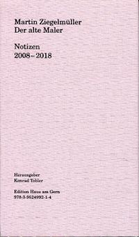 Ziegelmüller, Der alte Maler. (Umschlag)