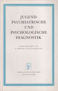 Jugendpsychiatrische und psychologische Diagnostik. (Umschlag)