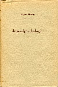 Stern, Jugendpsychologie. (Umschlag)