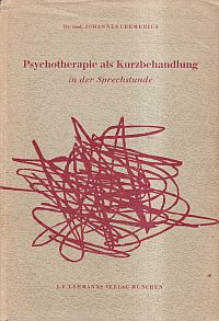 Cremerius, Psychotherapie als Kurzbehandlung in der Sprechstunde. (Umschlag)