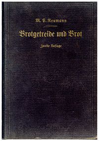 Neumann, Brotgetreide und Brot. (Umschlag)