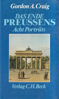 Craig, Das Ende Preussens. (Umschlag)