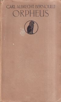 Bernoulli, Orpheus. (Umschlag)