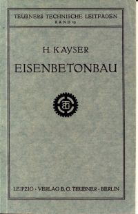 Kayser, Eisenbetonbau. (Umschlag)