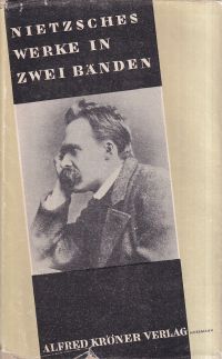 Nietzsche, Werke in zwei Bänden. (Umschlag)